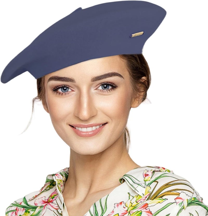 recapitula Satin Lining Classic Wool Beret Hats for Women Man Painter hat French Beret for Man Woman Warm Winte. - Image 1